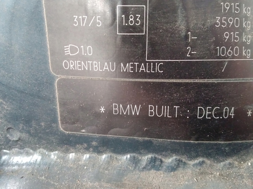 Bmw e46 coupe cabrio бампер перед orientblau Зі Шроту