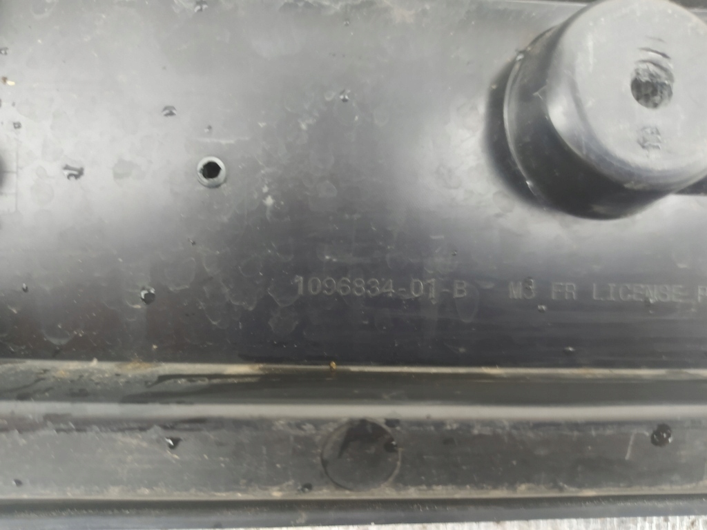фото №3, Tesla model 3 підкладка pod номерний знак перед 1096834-01-b