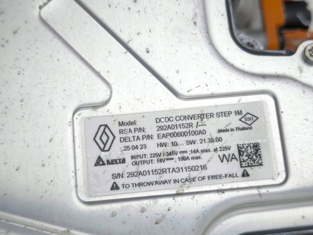 фото №10, Renault austral 2023 inwerter/przetwornica напруги 292a01152r