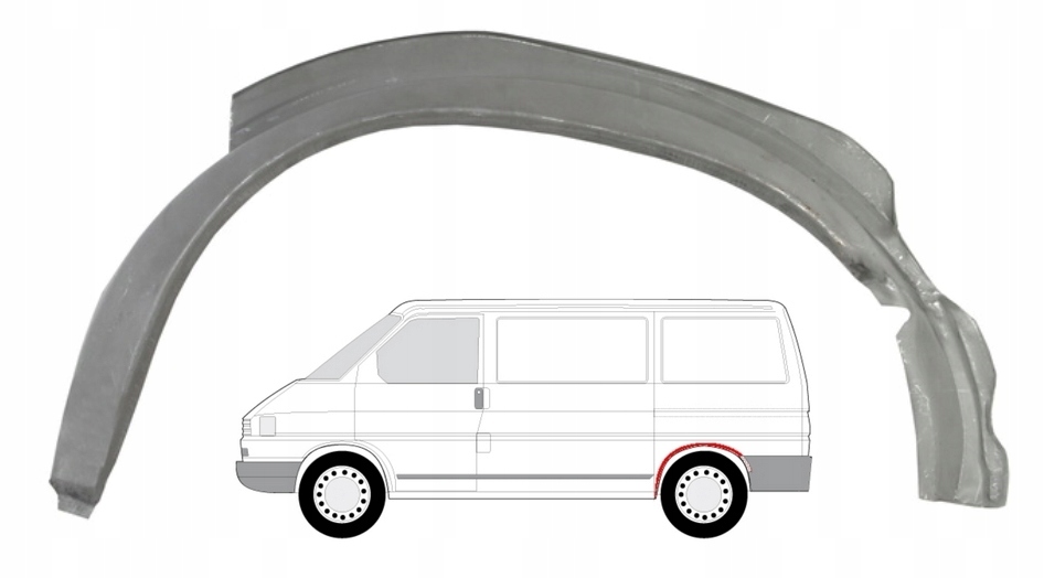 фото №1, Ремкомплект подкрылок заднего vw transporter t4 le