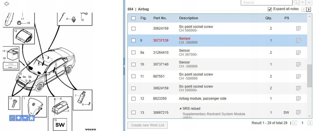 фото №6, Volvo v50 2007 датчики удару