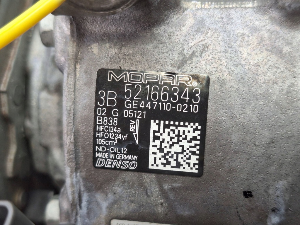 Компрессор кондиционера 52166343 alfa romeo tonale tipo 500x 1.5 гибрид 18- в Украине