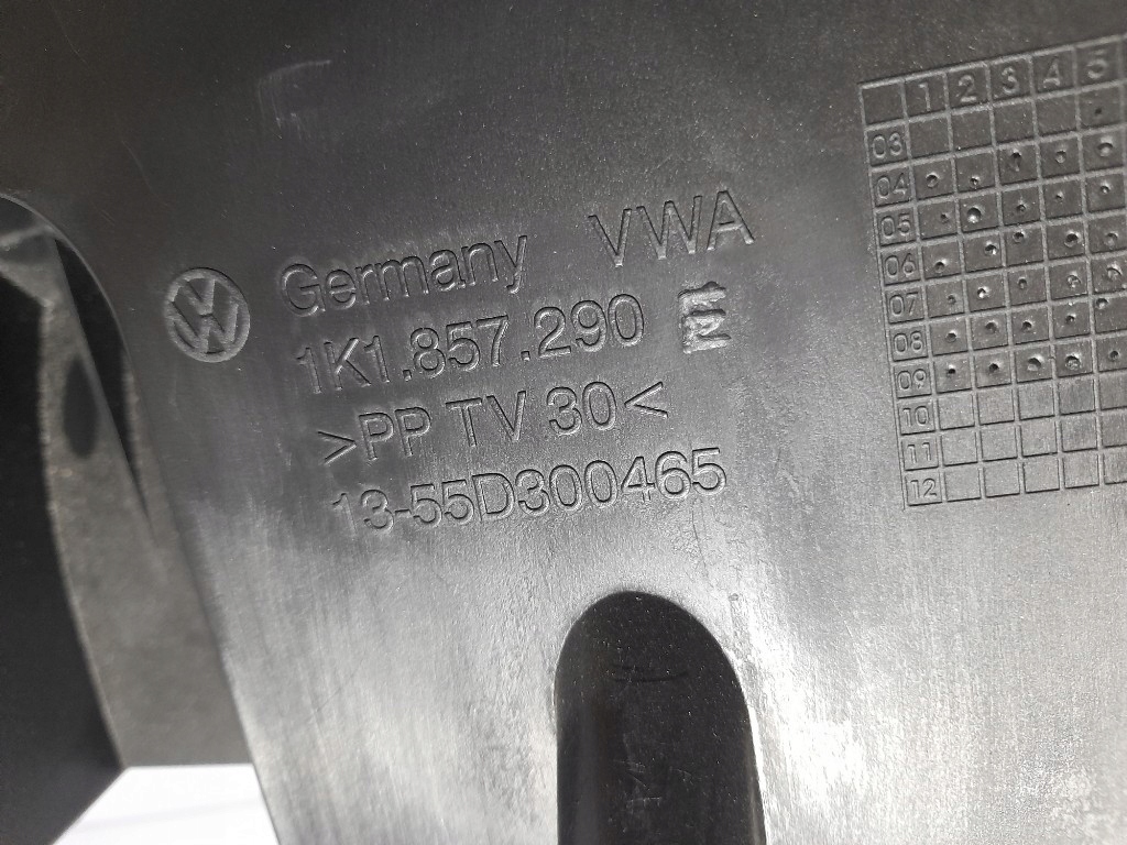 фото №11, Vw golf vi 6 1k1857290e бардачок пасажира справний europa оригінал