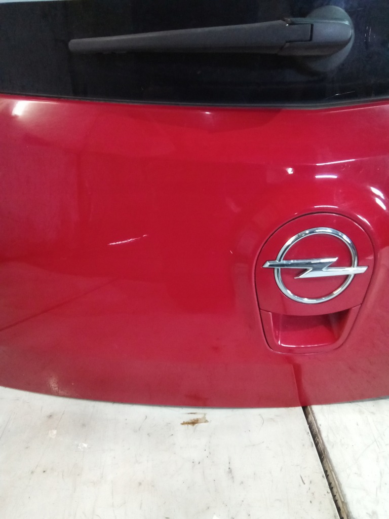 фото №5, I76 крышка багажника багажника opel agila b красный