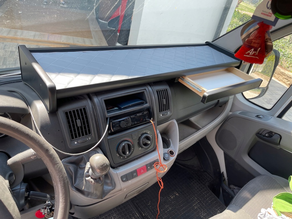 фото №8, Полиця stolik na панель приладів fiat ducato jumper boxer 2006-2022r.