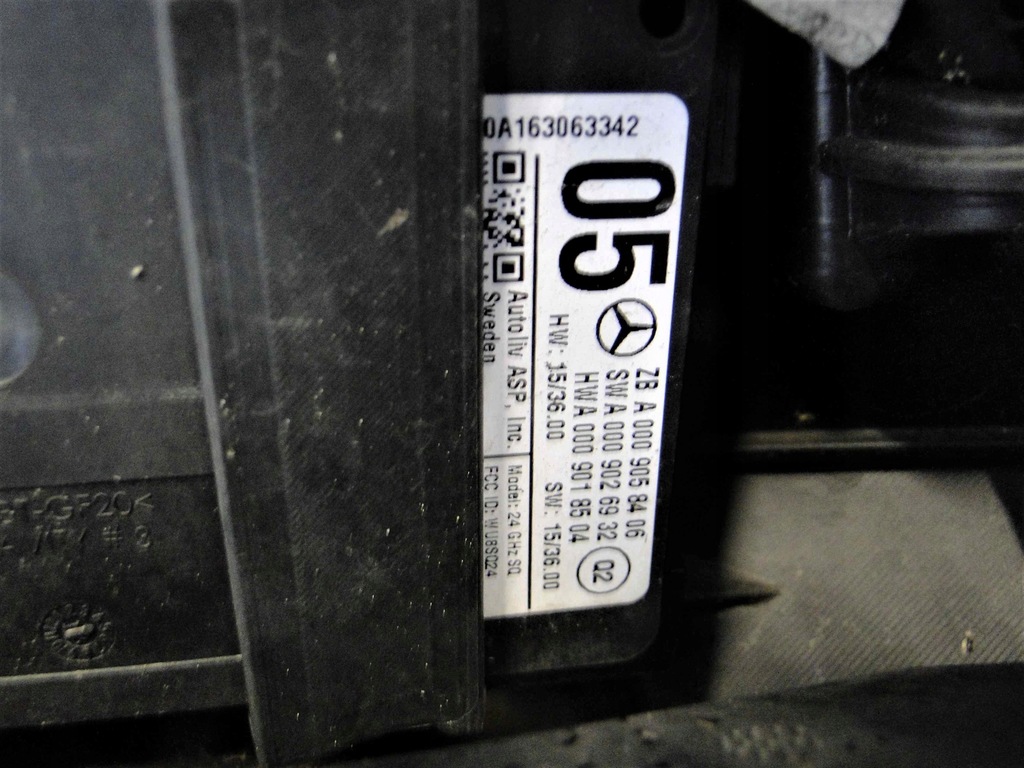 фото №3, Mercedes s klasa 222 maybach радар датчик abas sah