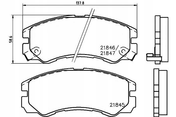 фото №1, Комплект гальмівних колодок гальмівних textar +gratisy