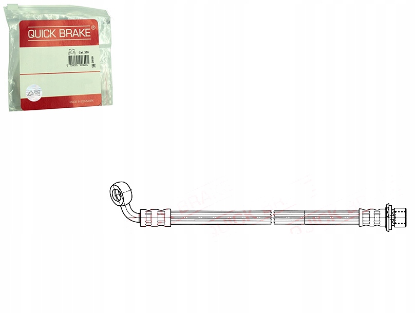 фото №1, Шланг гальмівний гнучкий задня l lexus lx toyota land cruiser 100