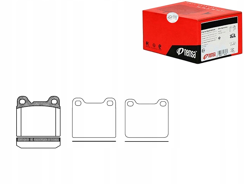 фото №1, Тормозные колодки тормозные remsa 271586 271336 271477 2