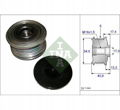 Ina шкив генератора renault clio 2 Цена