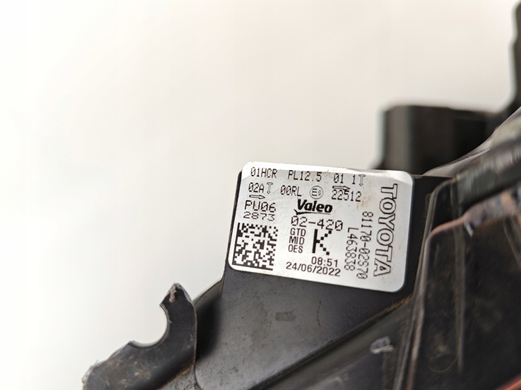 фото №10, Toyota corolla e21 19- лампа левый перед передняя full led 81170-02s70