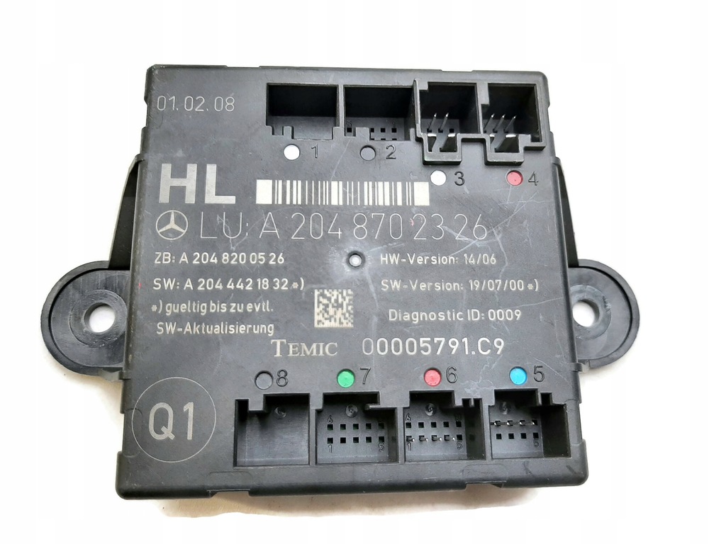 фото №1, Mercedes w204 l.t модуль двері a2048702326