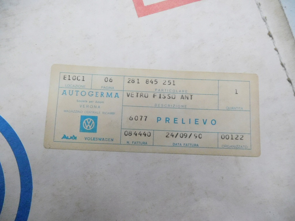 фото №8, Стекло дверь левый перед vw lt 4x4 75-96 281845251