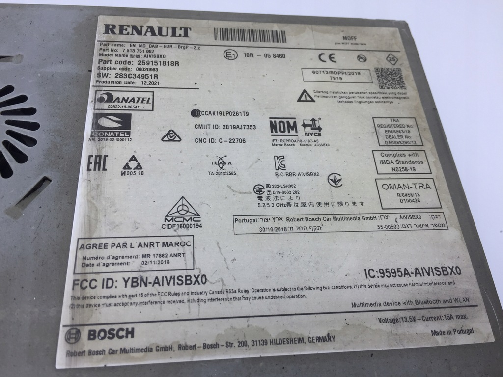 фото №3, Clio v 5 радио навигация навигация