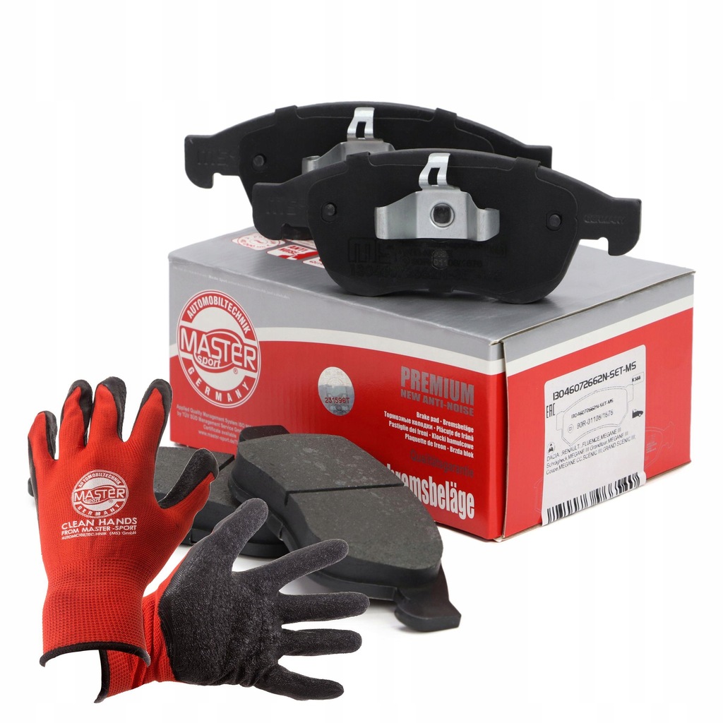 фото №1, Тормозные колодки тормозные перед 13046072662n-set-ms