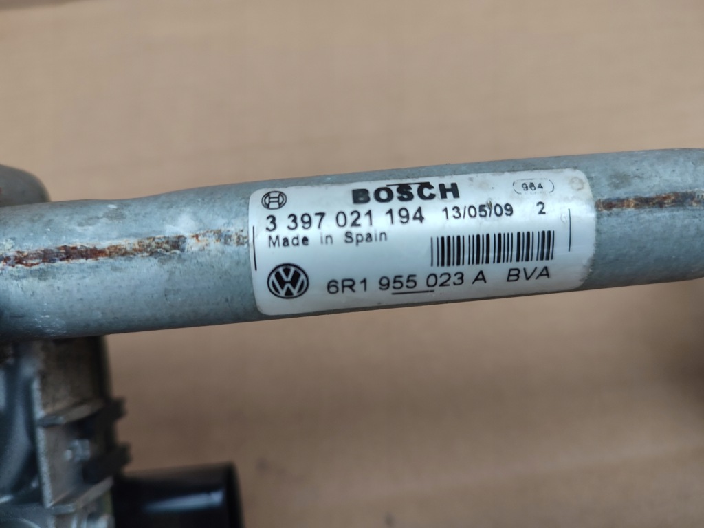 фото №8, Механизм моторчик дворник vw polo v 6r europa оригинал 130tys przebie