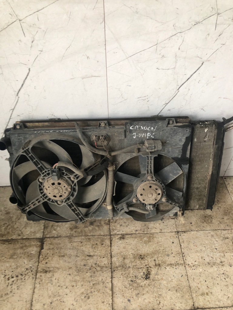фото №1, Усилитель вентиляторы радиатор 2,2 hdi citroen jumper lift 2008r.