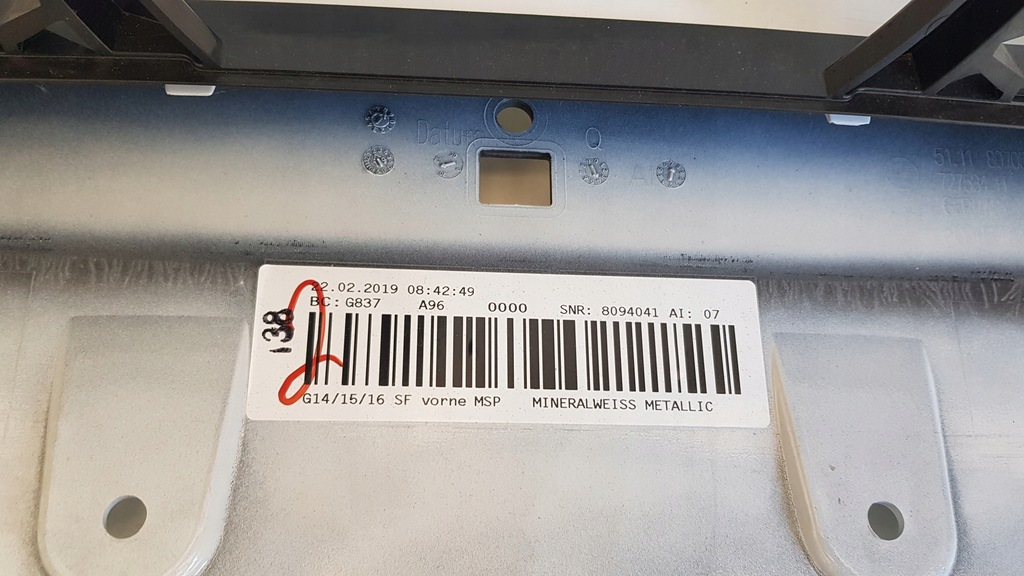 фото №11, Бампер передній перед bmw 8 g14 g15 g16 a96 m-pakiet usa 13