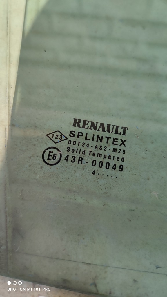 фото №2, Скло передня права малий renault scenic ii
