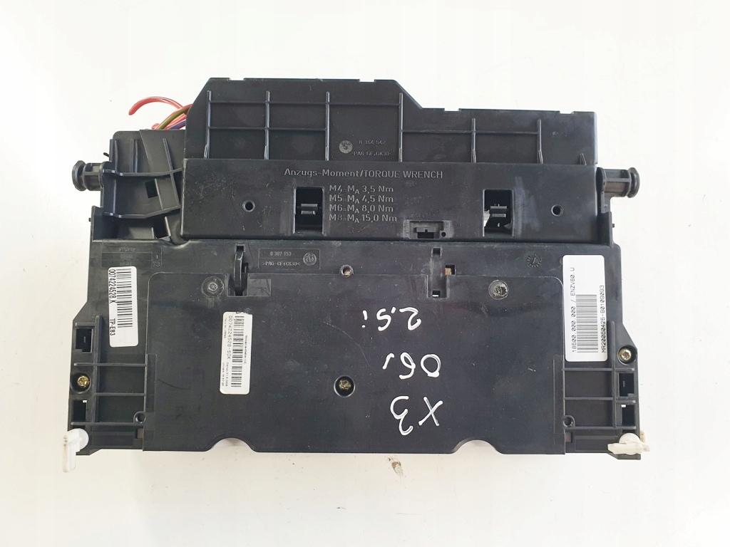 фото №5, Bmw x3 i e83 06r 2.5 m54 коробка запобіжників