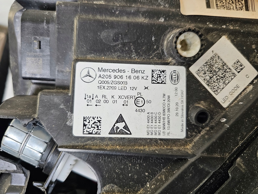 фото №7, Лампа фара multibeam mercedes w205 правый перед full led
