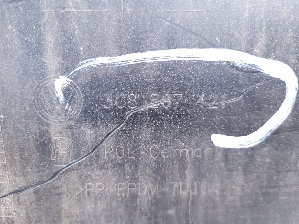 Vw passat cc | бампер задняя задний молдинг хром lift 3c8807421 | 0168 Недорого