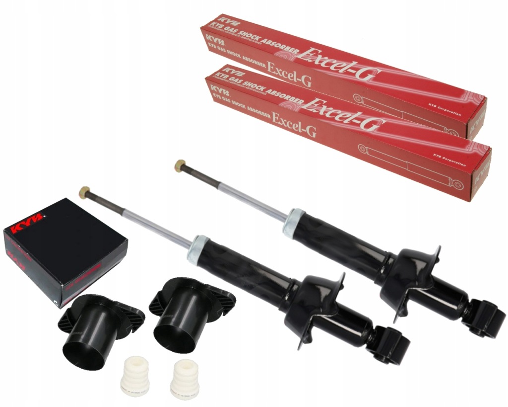 фото №1, Kyb 2x амортизаторы + защита i отбойники honda cr-v crv iii задняя