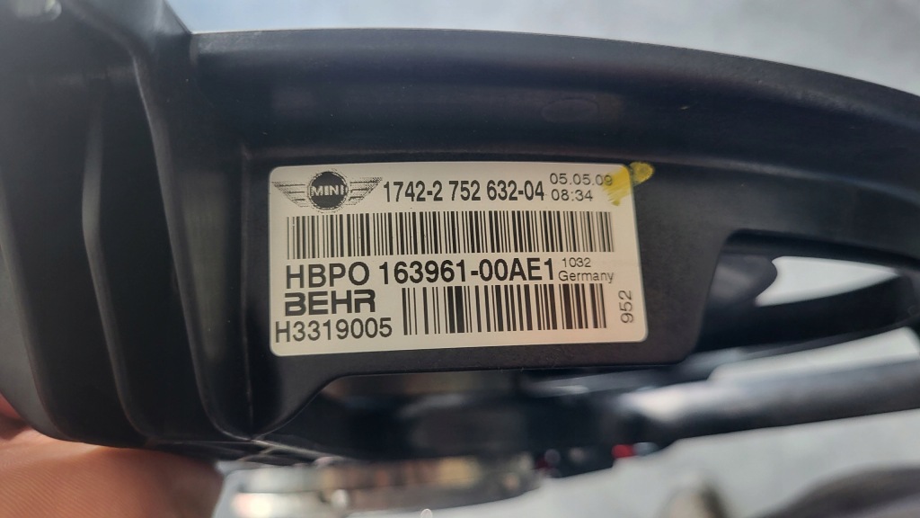 Mini cooper s ,cooper d , countryman вентилятор 1742275263204 резистор Оригинал