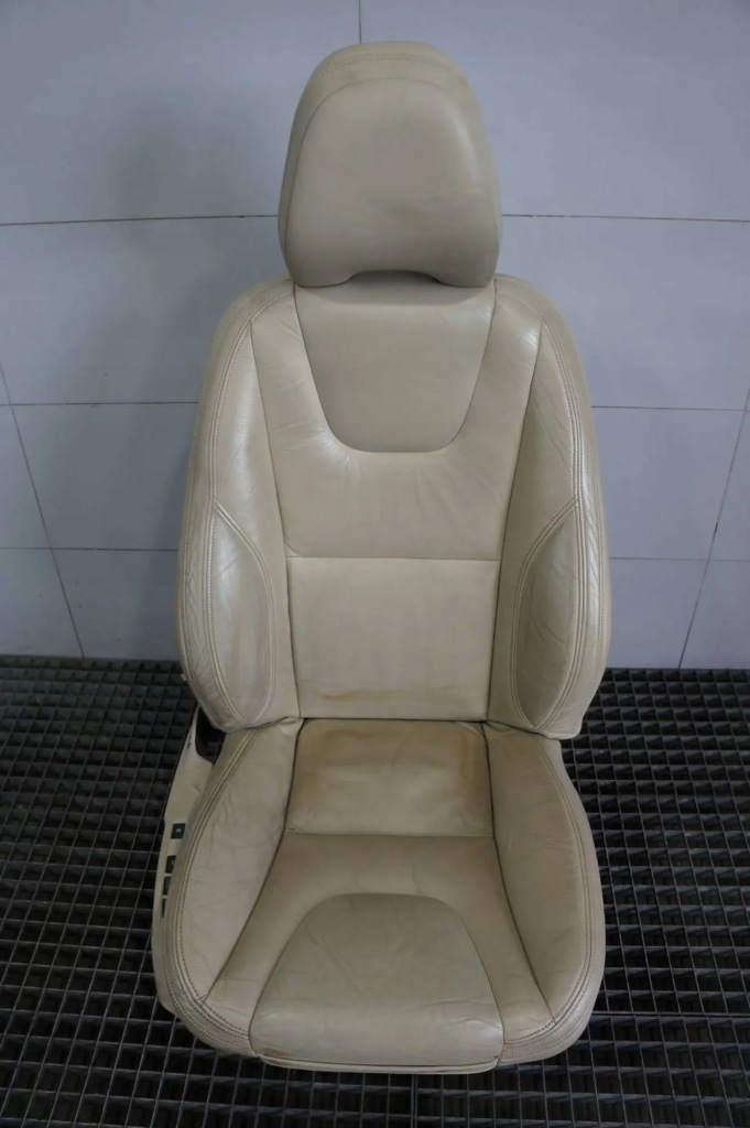 фото №1, Сиденье правый перед передний пассажира volvo s60 ii v60 i кожа светлая