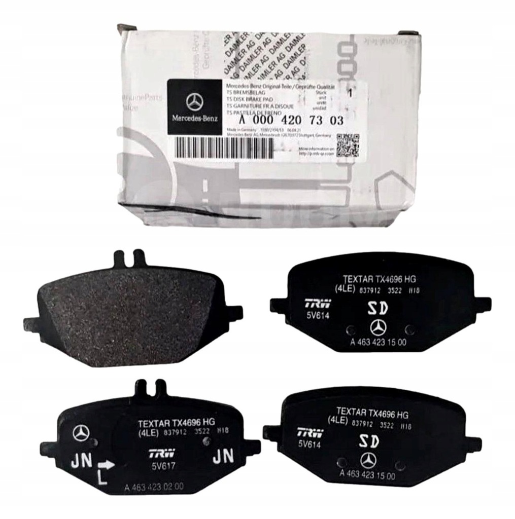 фото №1, Mercedes gle gls w167 гальмівні колодки гальмівні задня оригінальний номер