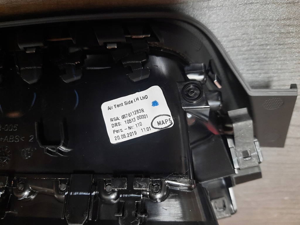 фото №6, Renault clio v 1.5bdci решётка обдув впуск kpl.