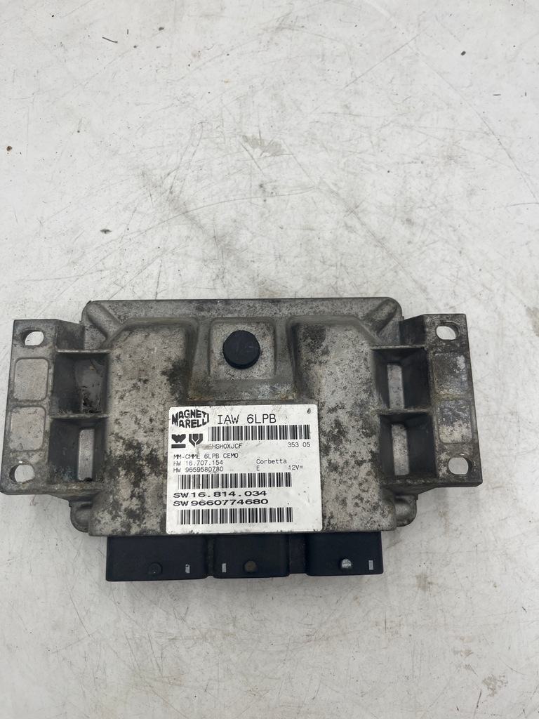 фото №1, Блок управления бортовой компьютер двигателя iaw6lpb