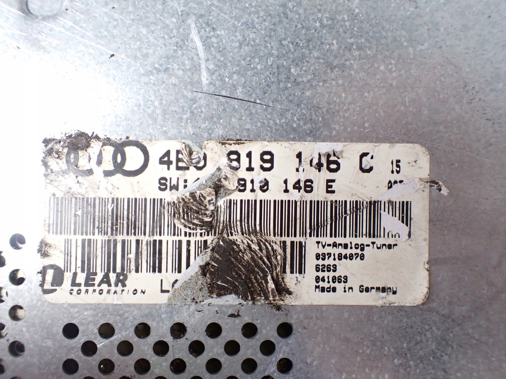 фото №6, Блок управления модуль тюнер audi s8 d3 5.2 fsi 4e0919146c