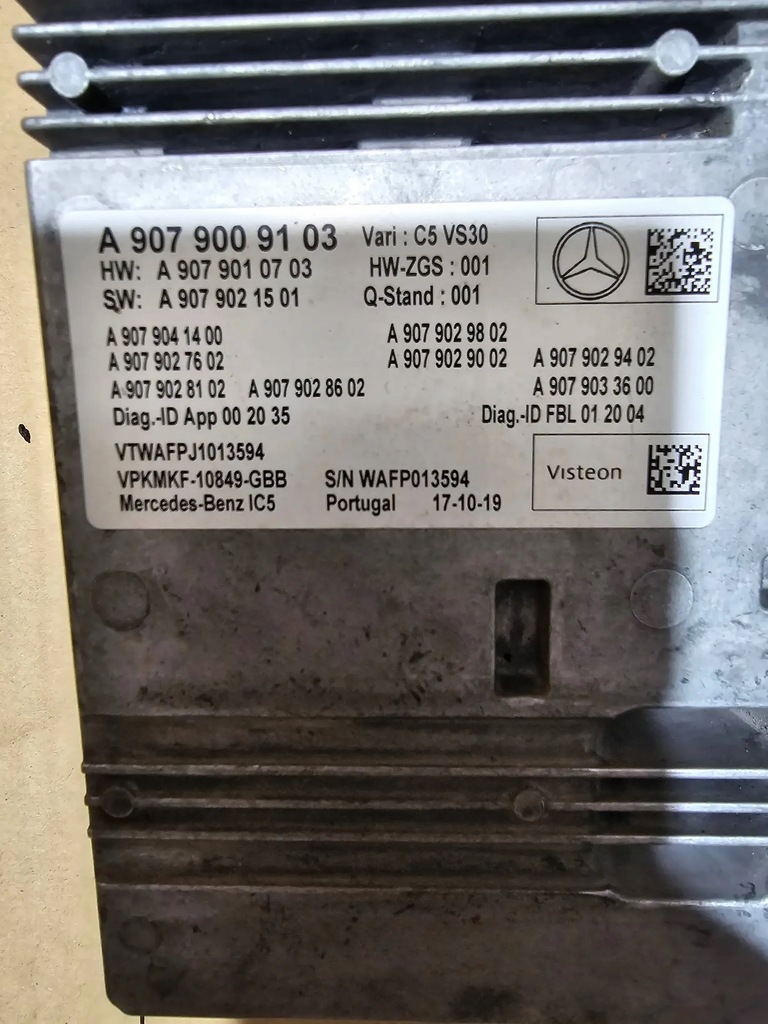 фото №5, Mercedes sprinter w907 w910 2019 радио навигация модуль