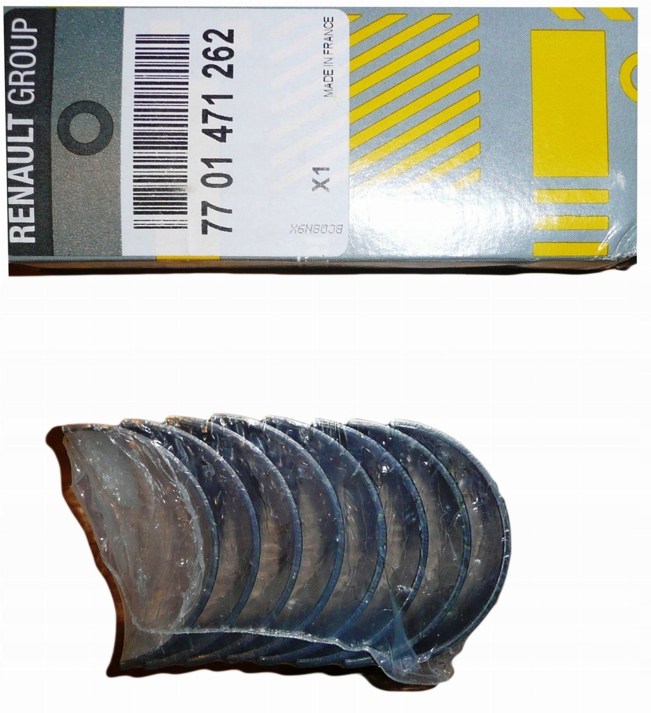 фото №1, Вкладыши шатуна dacia renault 7701471262 org