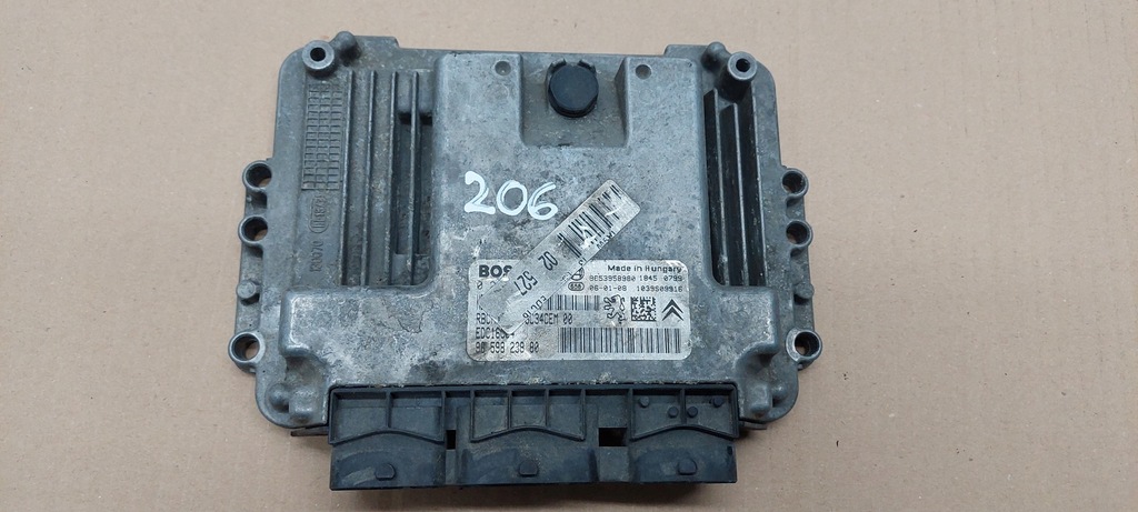 фото №1, Бортовой компьютер peugeot 206