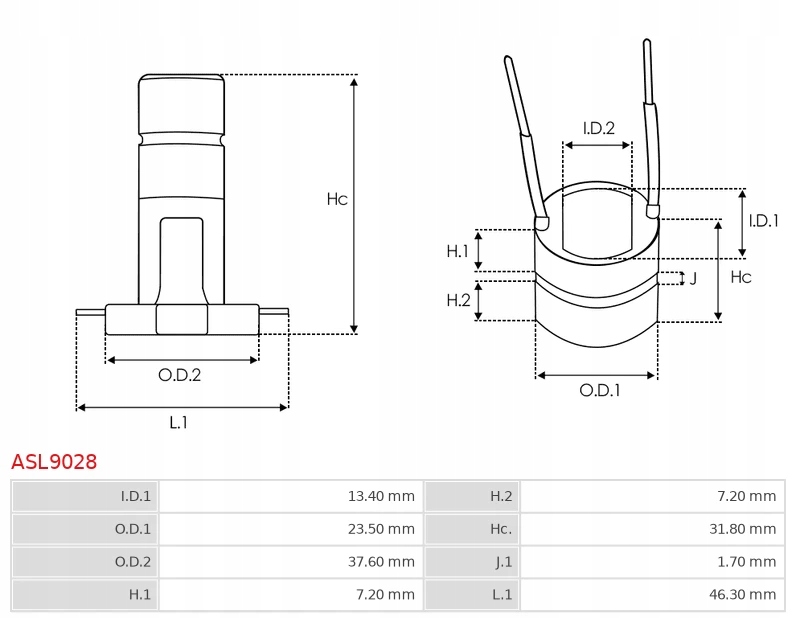 фото №10, Кольцо / komutator генератора as-pl asl9028