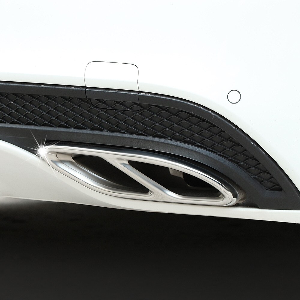 Накладки глушителя выхлоп хром mercedes glc b c e в Украине