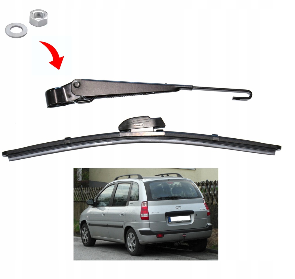 фото №1, Рычаг задняя дворники hyundai matrix 01-10