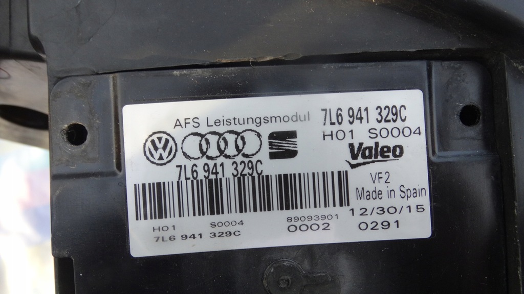фото №10, Модуль левый правый afs поворота bi-xenon 7l6941329a do vw eos passat phaeton
