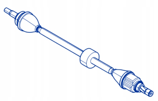 фото №1, Приводной вал dacia sandero iii logan iii 391003401r правая