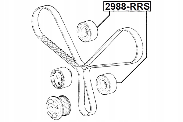 фото №3, Ролик обвідний ремінь розподільного валу land rover discovery iv 2010-2016