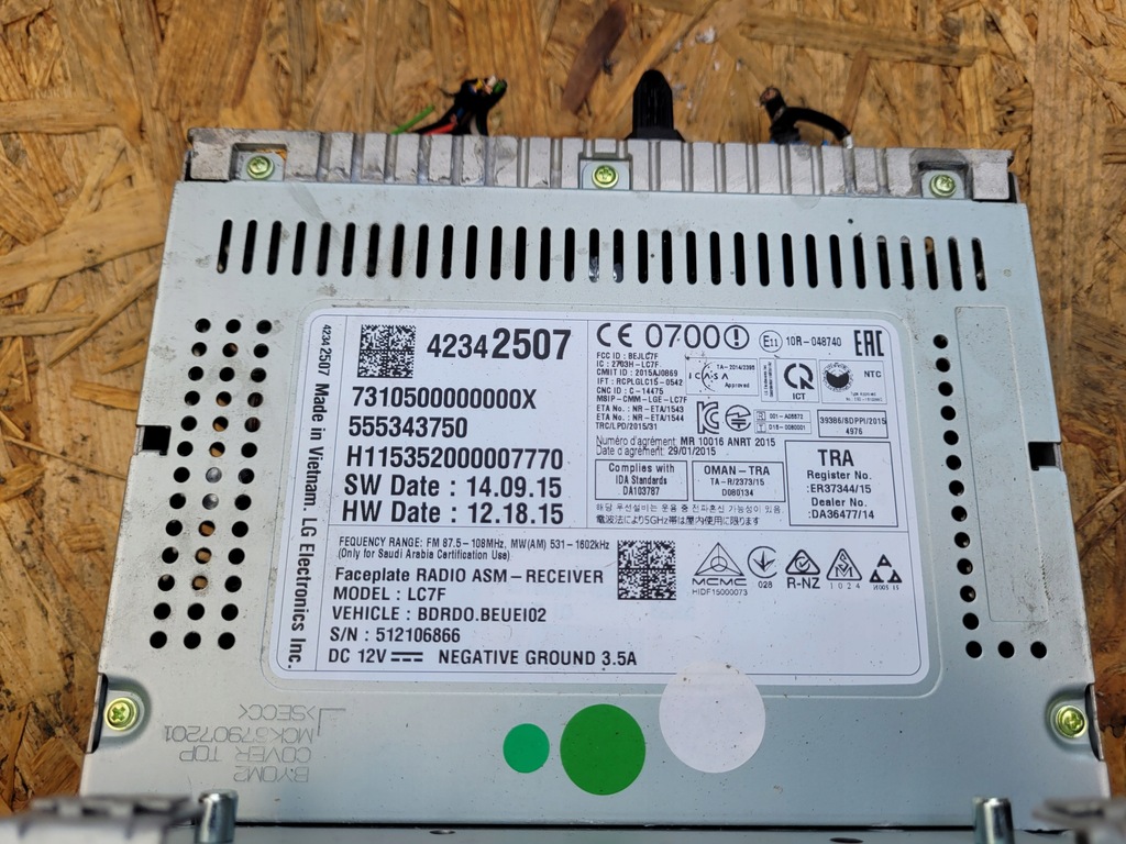 фото №6, Дисплей навігація екран opel оригінальний номер 42342507