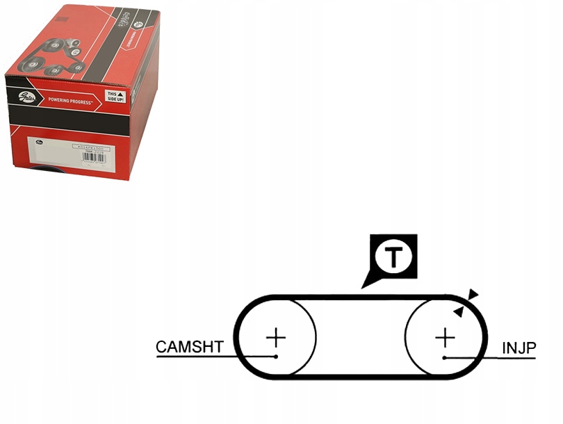 фото №1, Ремень распределительного вала [gates]