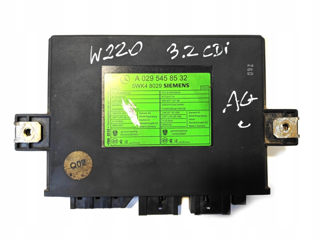 фото №1, Модуль keyless mercedes w220 3.2 cdi a0295458532