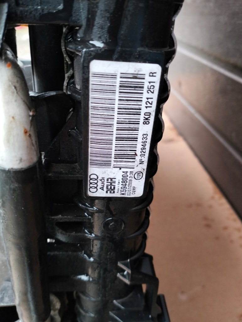 Комплект радиатор интеркулер audi a4 b8 2.0 tfsi механическая коробка передач с Разборки