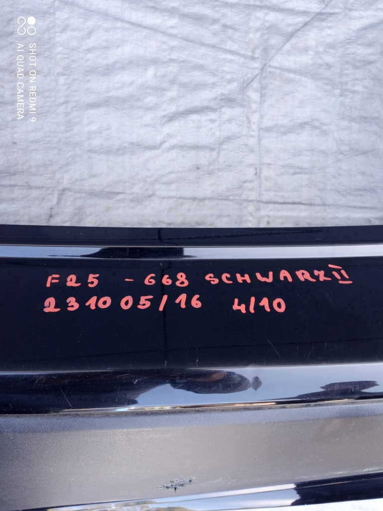 фото №9, Бампер задня bmw x3 f25 668 schwarz 2