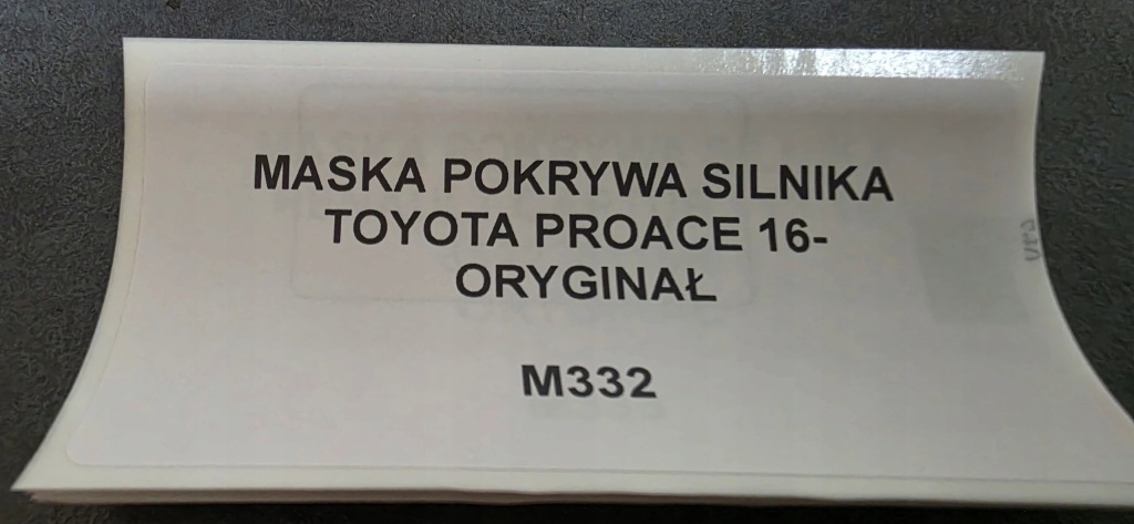 Капот кришка двигуна toyota proace 2 expert 3 jumpy 3 16- оригінал Недорого