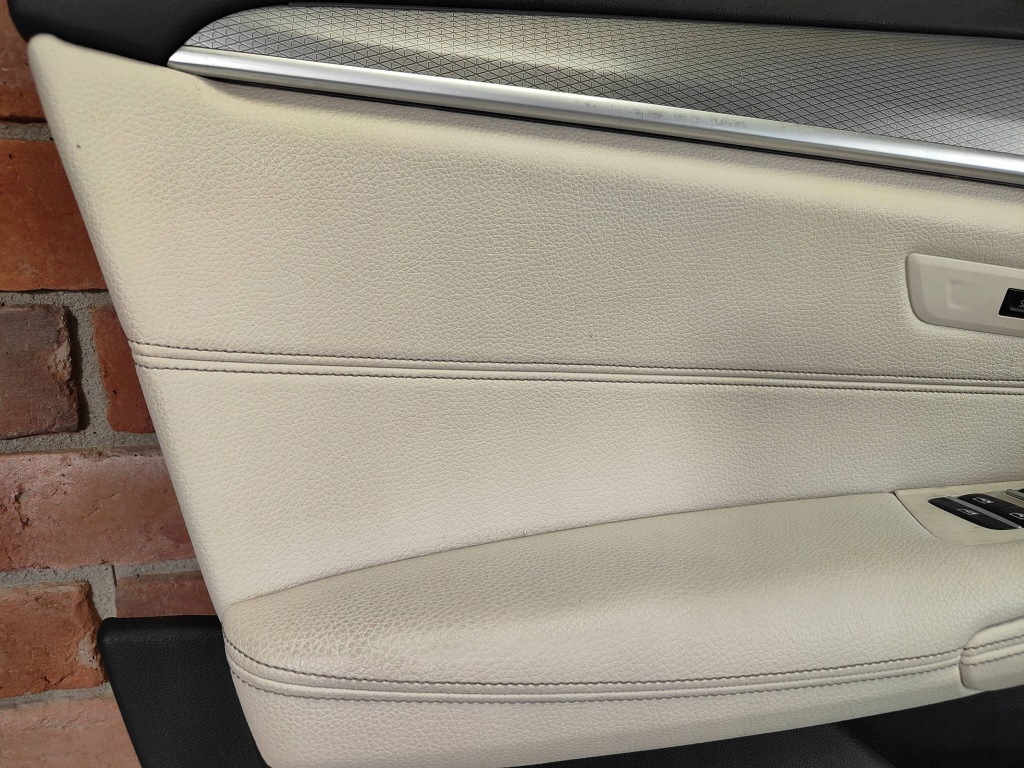 фото №6, Оббивка обшивка двері лівий перед bmw 5 g30 g31 m5 f90 elfenbeinweiss