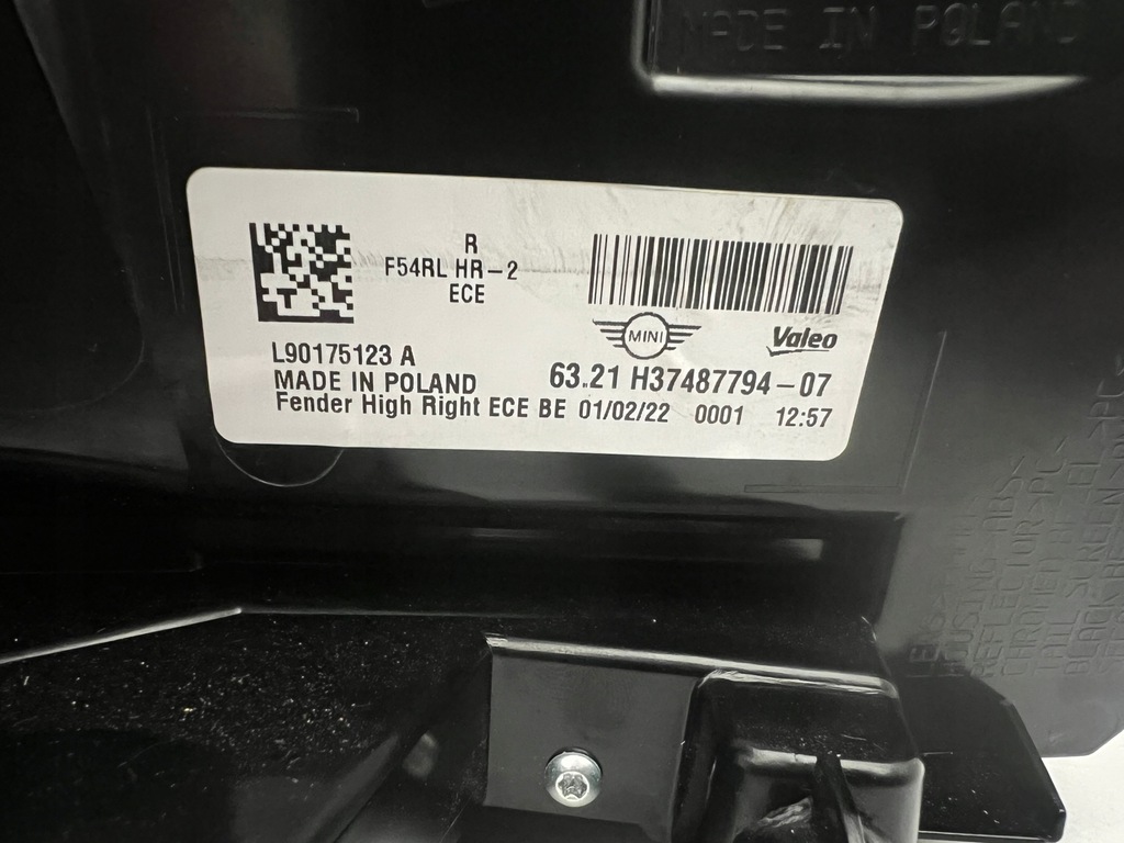 фото №7, Лампа задняя задняя правая mini clubman f54 union джек black eu 7487794